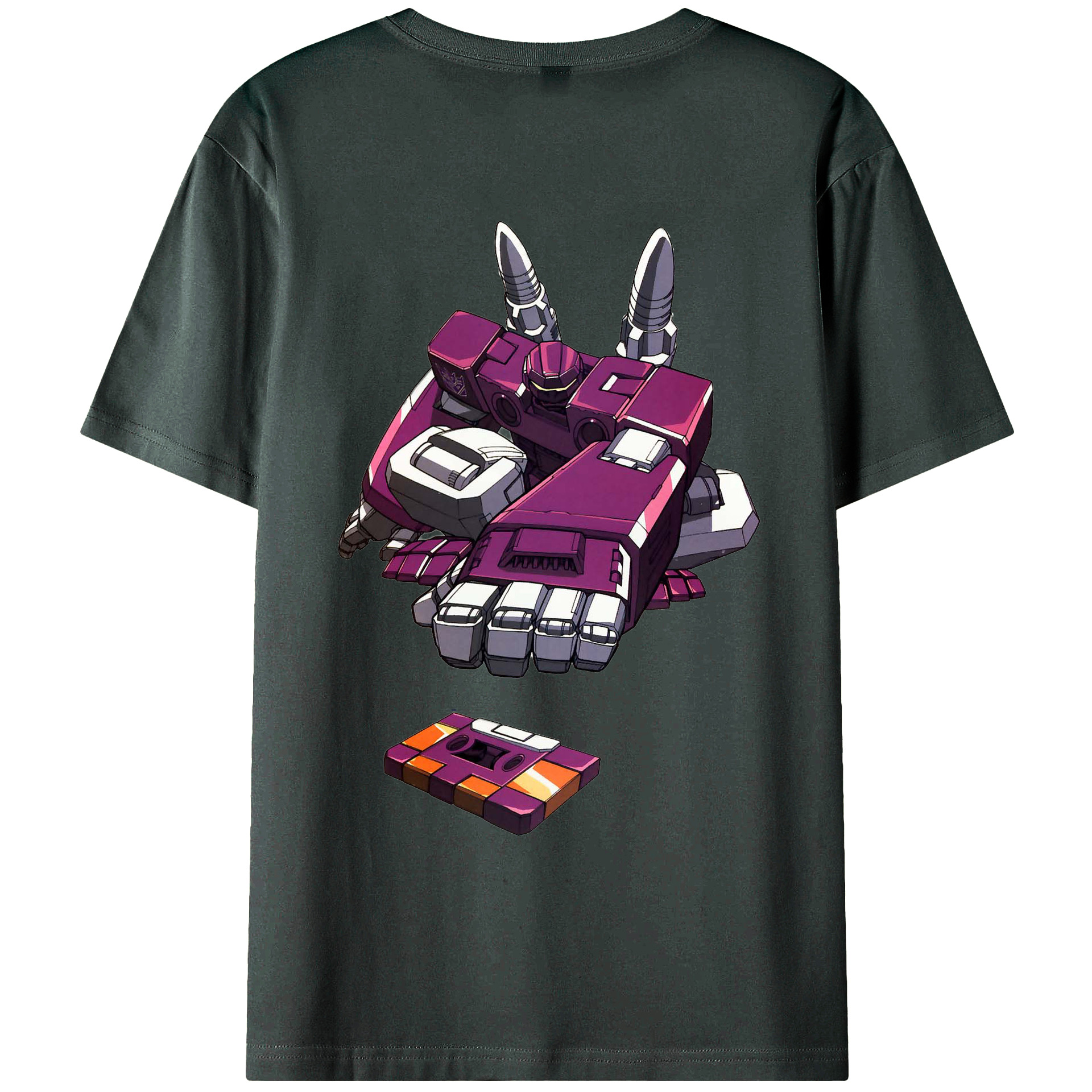 （画像用）  綿100％ メンズ半袖Tシャツ（バックプリント） 通気性